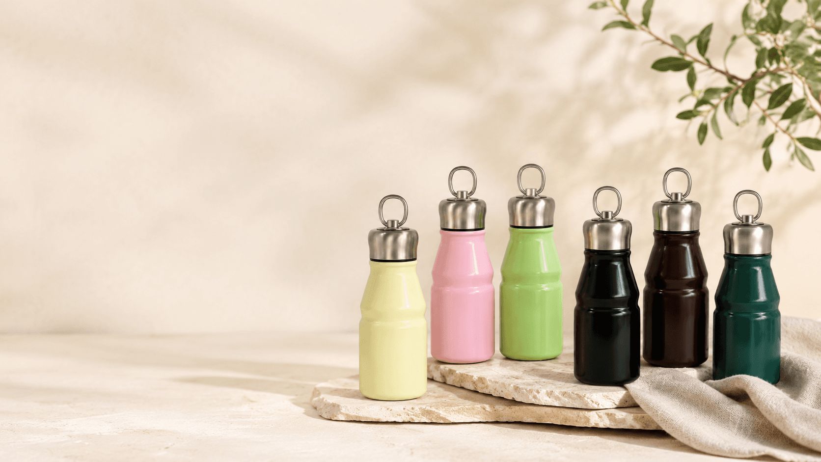 KENSYDE 12oz ring handle insulated tumbler color collection in a refined lifestyle scene