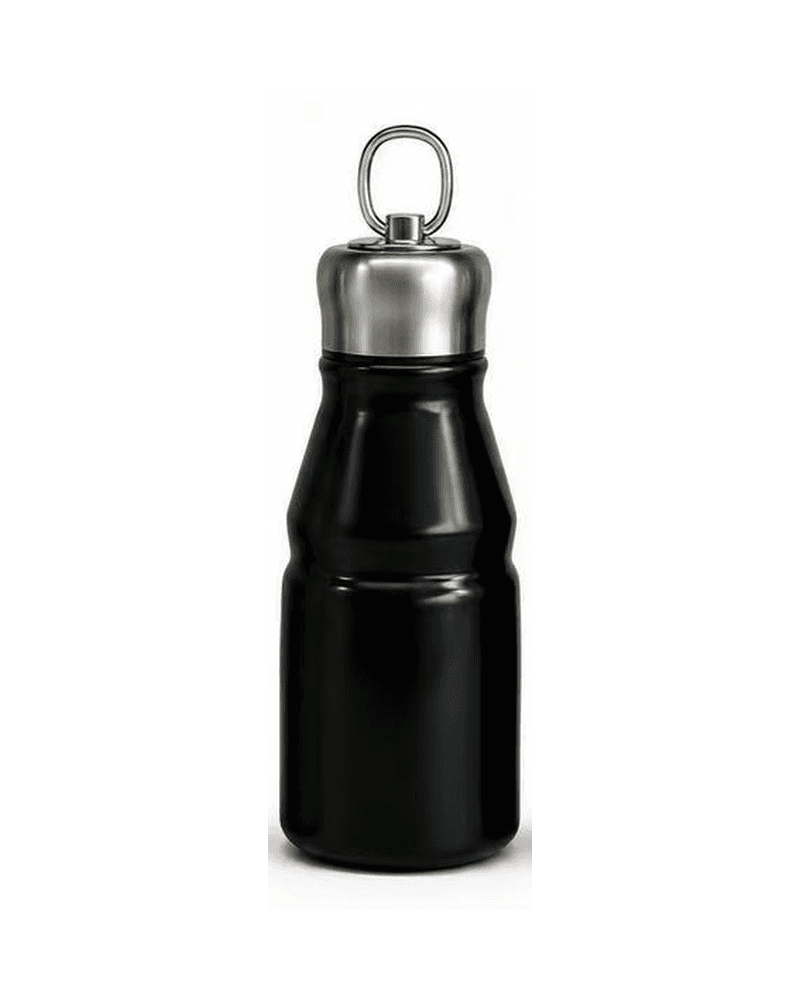 KENSYDE 12oz Black ring handle insulated tumbler made with 304 stainless steel